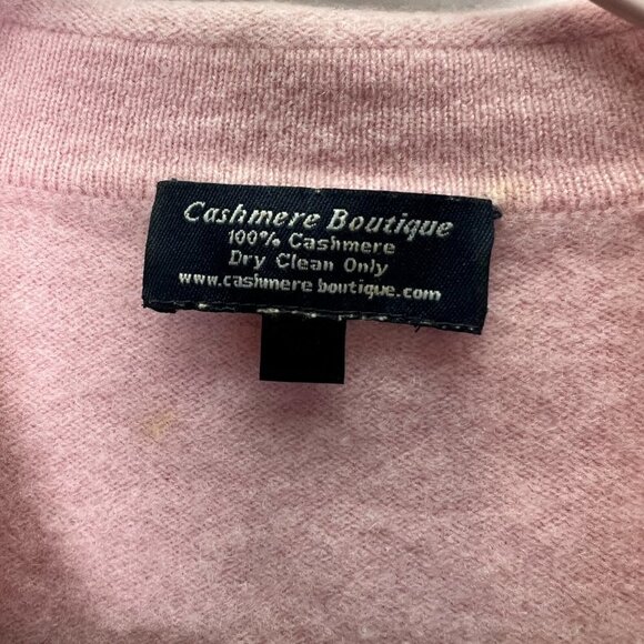CASHMERE Boutique Pink Cardigan XS - Picture 2 of 4